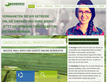 Tablet Screenshot of farmboerse.com